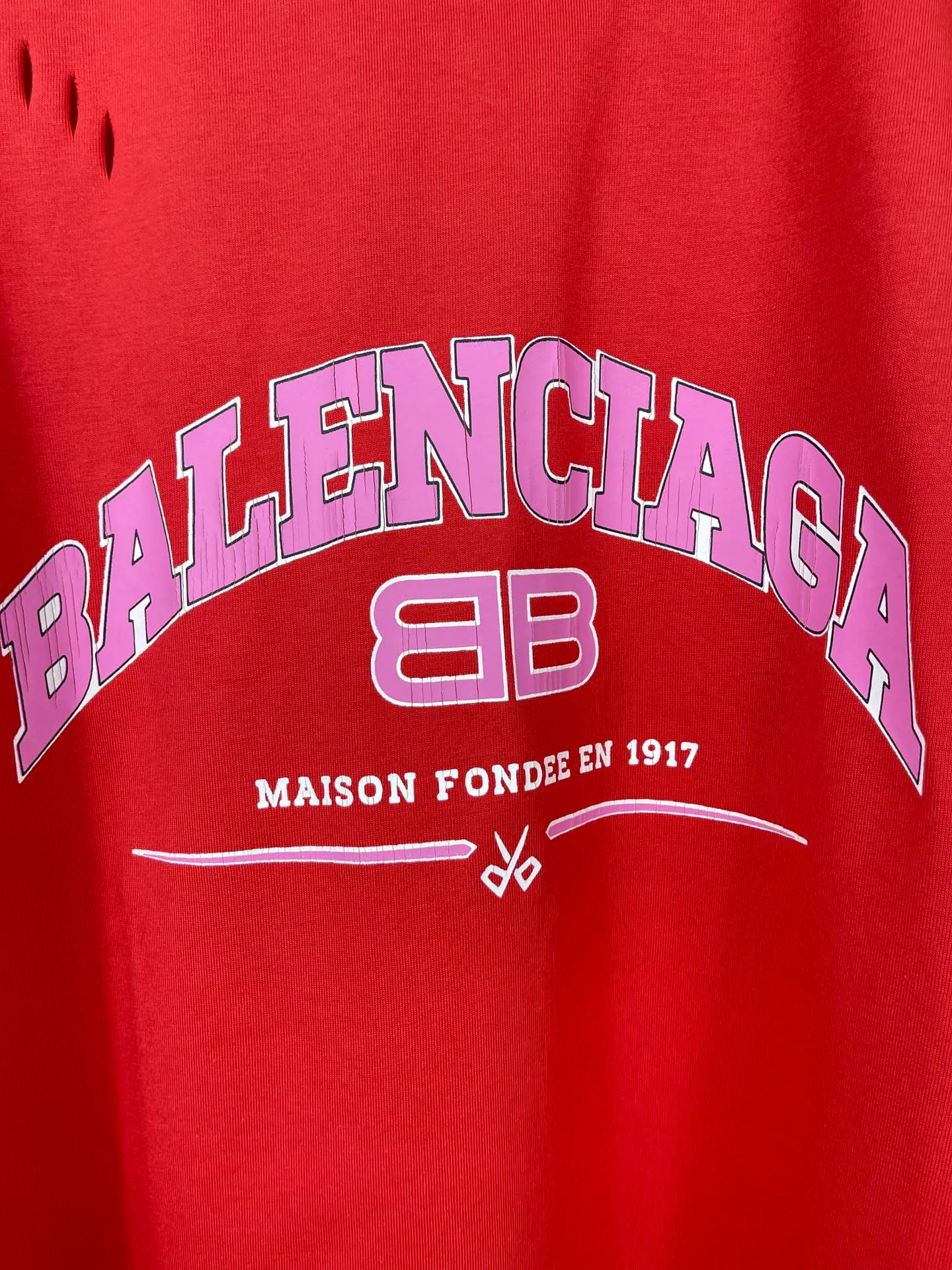 【 . Quality】BALENCI*GA/ .BB LOGO T . . ZP . 260 ， . ， ， 。Classic ， . ， ， 。 . ， 。 ， ， ， OS . Same Style。 ：BL 223012 ： . Blue. White.Red Size：XS L